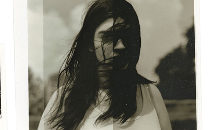 A vintage image of girl