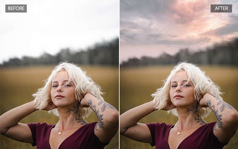 pastel sky overlays