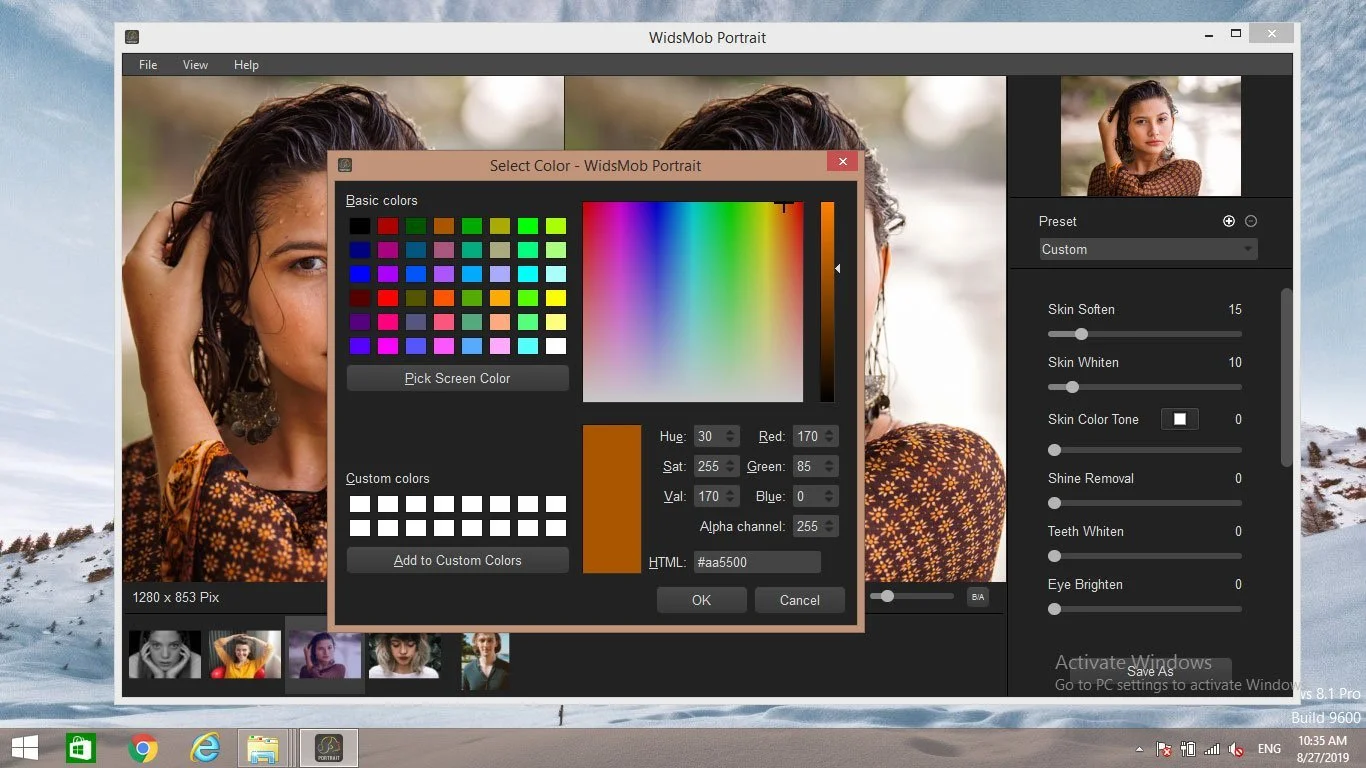 portrait photo editor, portrait retouch software, photo portrait editor