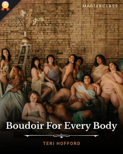 Boudoir photography course by Teri Hofford