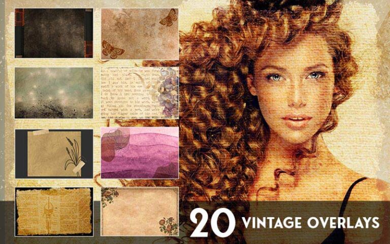 vintage overlays