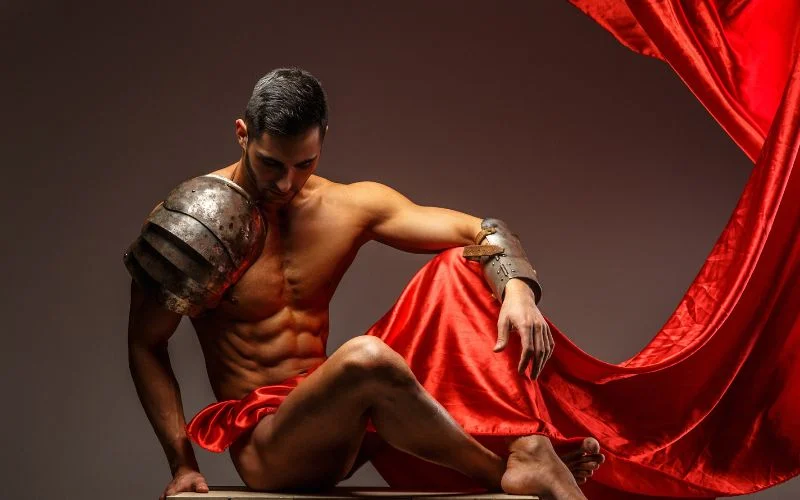 Artistic boudoir poses for guys featuring relaxed posture and expressive body language