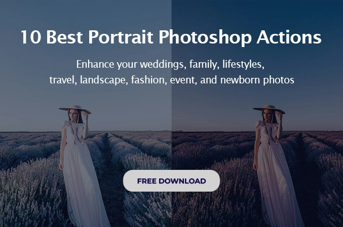 photoshop actions freebie banner