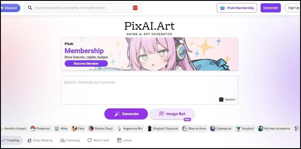 pixAI art