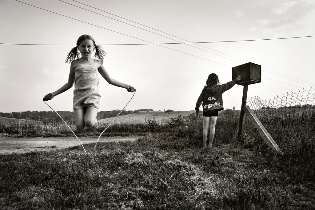 Girl Jumping in joy