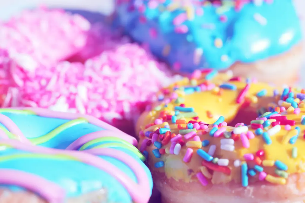 focused picture of donut