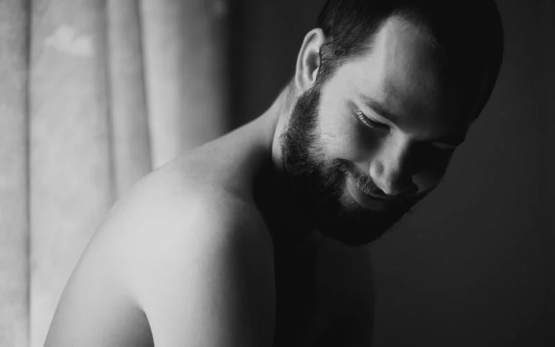 male model posing