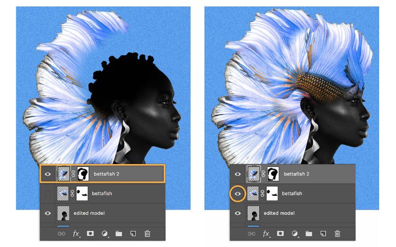 final step of image compositing in photoshop