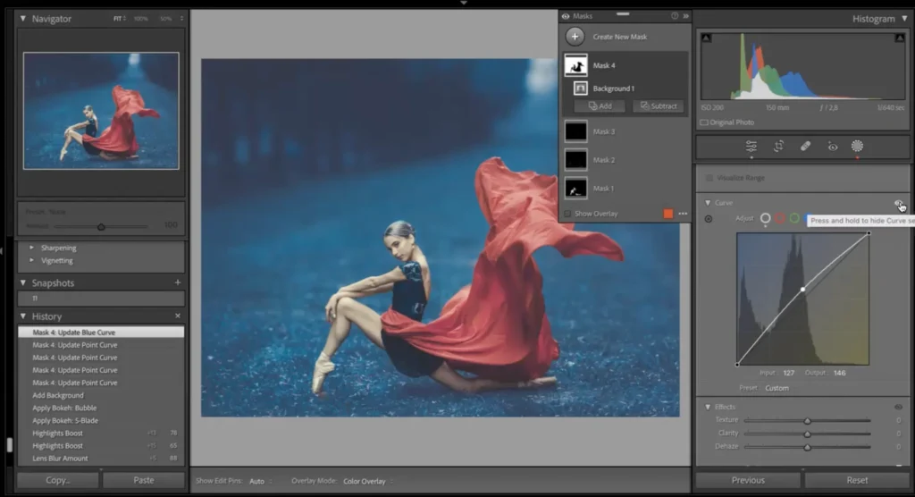 HDR Lightroom before and after photo editing comparison