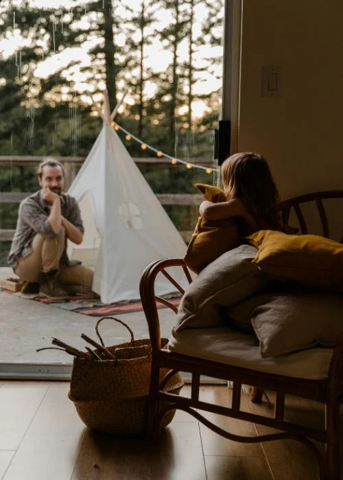 cozy photo at home