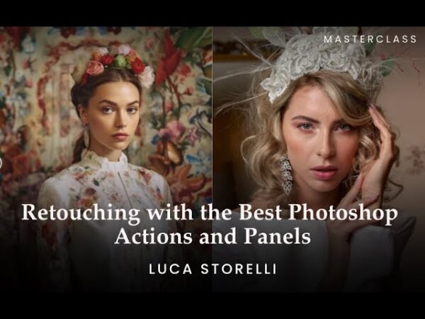 Retouching Using Photoshop Actions & Panels