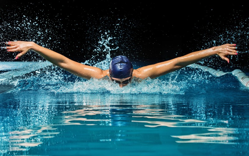 swimming photography
