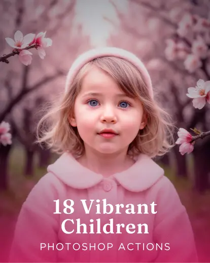Children Photoshop actions collection, best photoshop resources