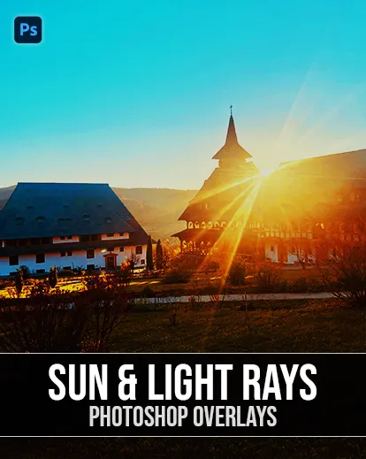 sun rays overlays, light rays overlays