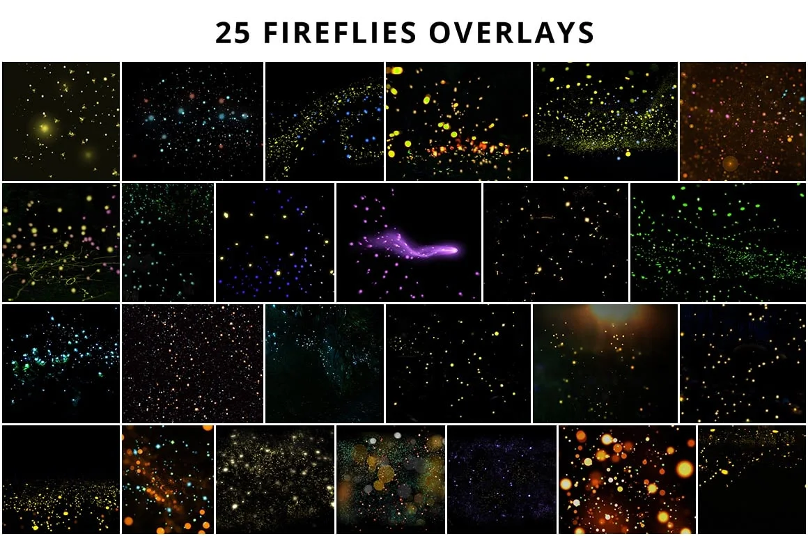 fire flies overlay