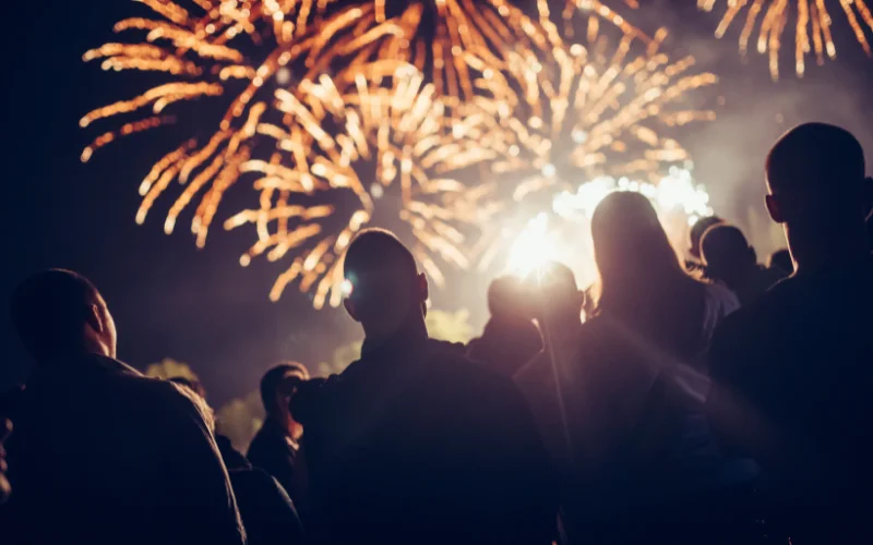 capture the new year fireworks