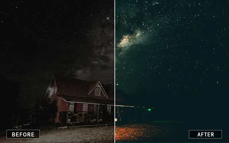 night color grading, night photo editing, long exposure presets, night HDR presets, ACR low light presets