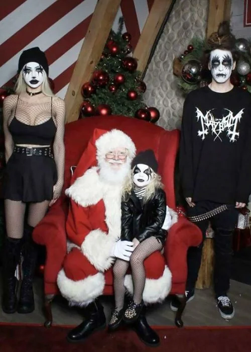 gothic style festive photo