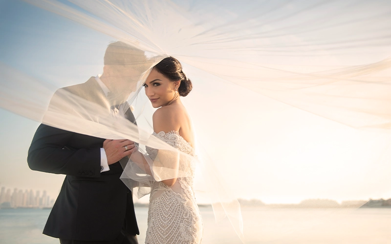 Emotional couple image supporting strong wedding photography marketing results.