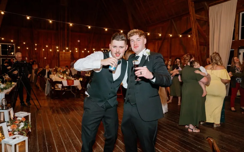 Groom's Best Man Spotlight Photo