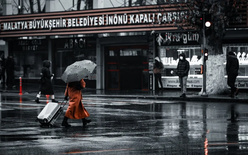 rainy day photo ideas, rain photoshoot ideas, raindrops on flowers, rainy day picture ideas, Playing in the Rain Photos, outdoor rainy day photoshoot, umbrella photo ideas, street photography in the rain