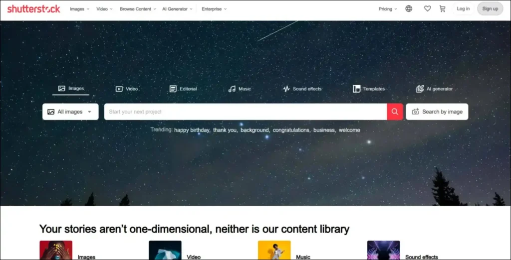 Shutterstock contributor dashboard showing how to sell photos on Shutterstock and track earnings