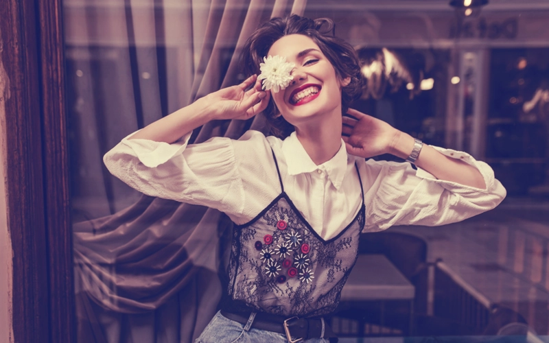 Vintage-style photo transformation using free Photoshop actions and creative effects