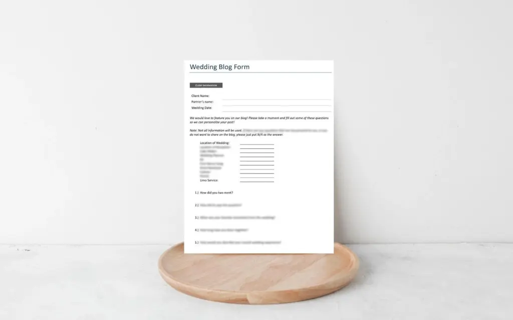 Blog Form