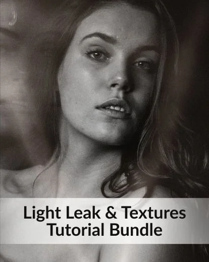 Feature image of Light Leak tutorial bundle for boudoir photography