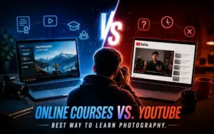 Online courses vs youtube - featured image