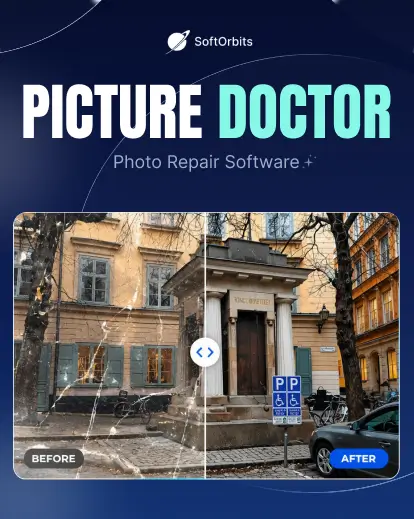 Picture Doctor - Picture restoration software feature image